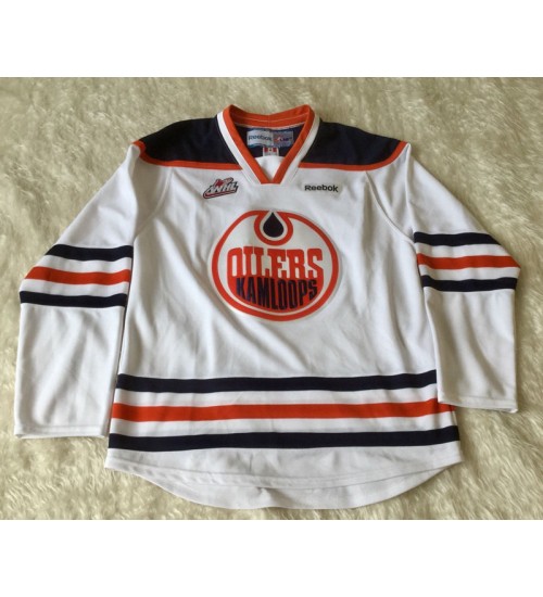 Custom WHL Kamloops Blazers 2011 12 Alternate Hockey Jersey White